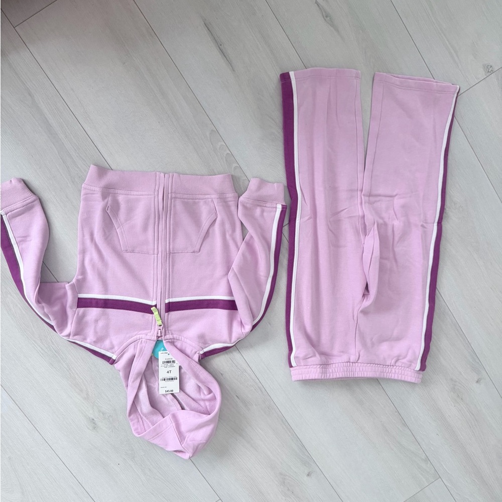 Ideology Kids Light Pink and Purple Jogger Set